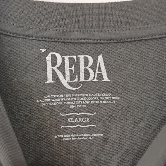 Reba McEntire sweatshirt with an album inspired graphic Long Sleeve Shirt Xl - Picture 3 of 12
